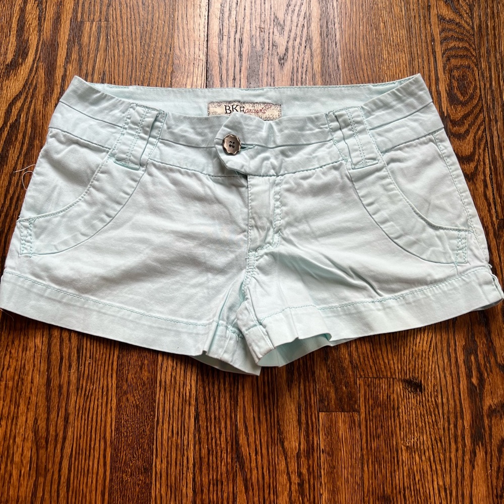 BKE Casuals Mollie 28 Light Blue Short Shorts